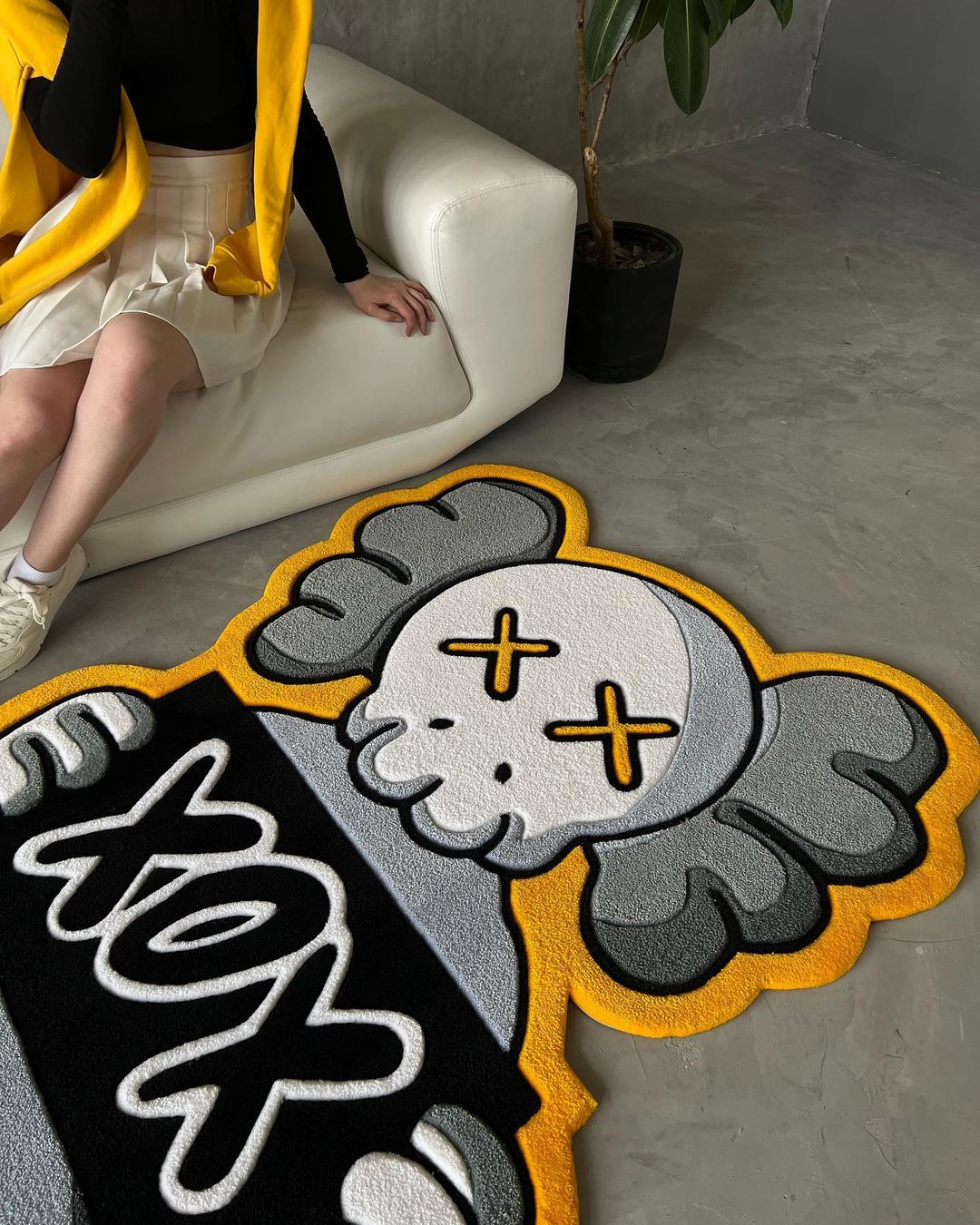 KAWS XoX Handmade Rug