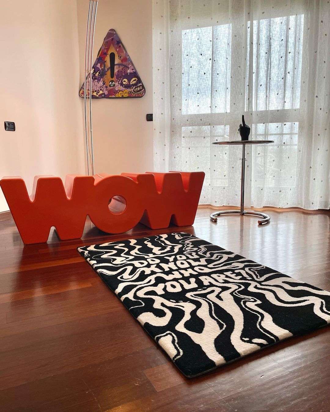 "Do You Know Who You Are" Handmade Area Rug
