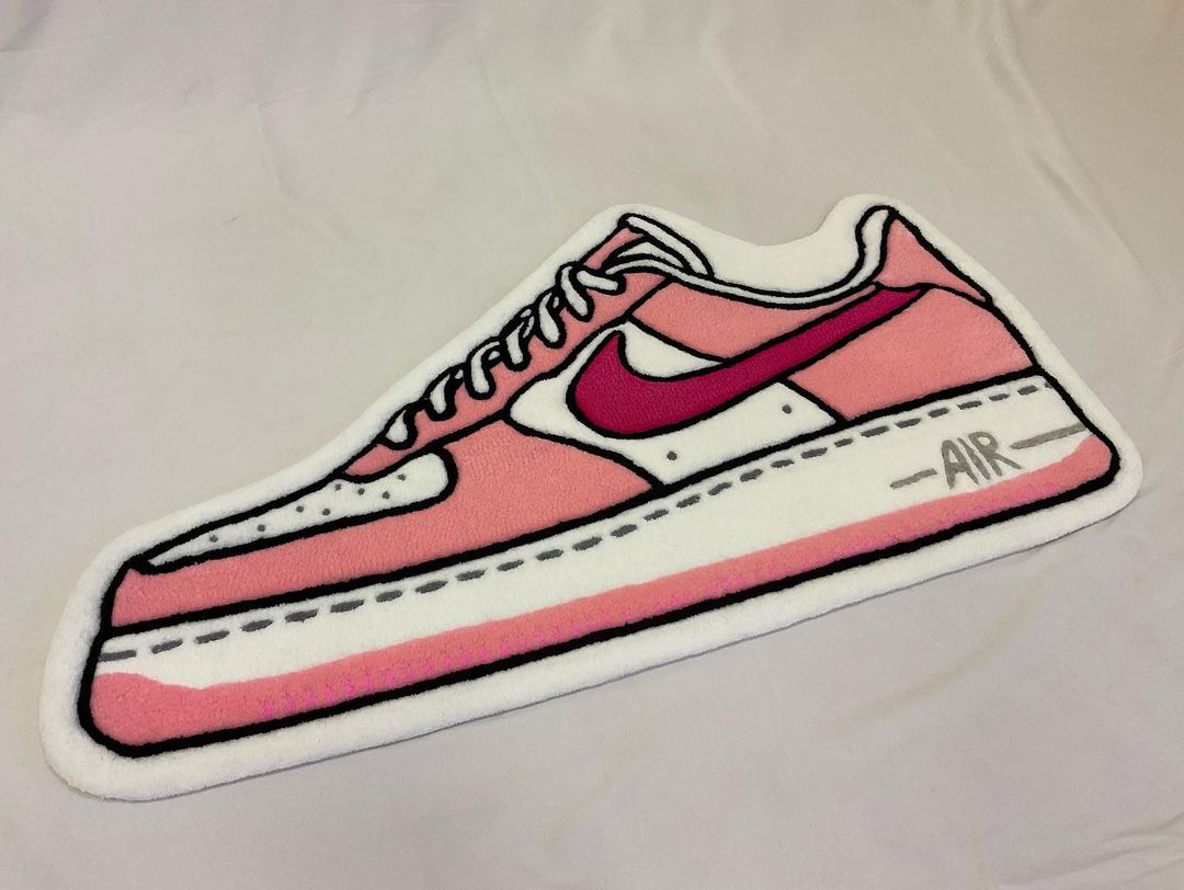 Sneakerhead Nike Dunk Pink Shoe Rug