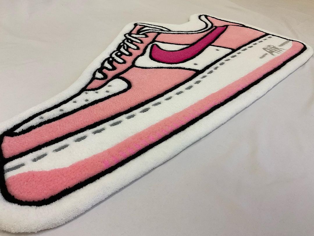 Sneakerhead Nike Dunk Pink Shoe Rug
