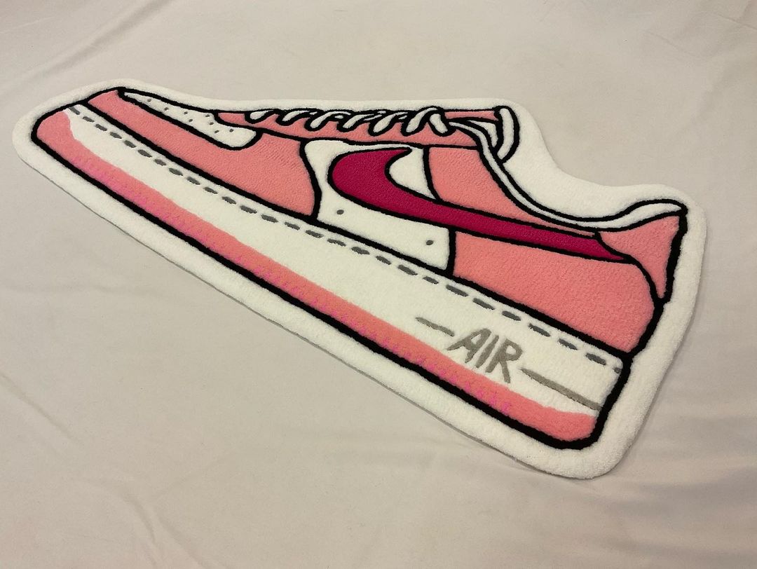 Sneakerhead Nike Dunk Pink Shoe Rug