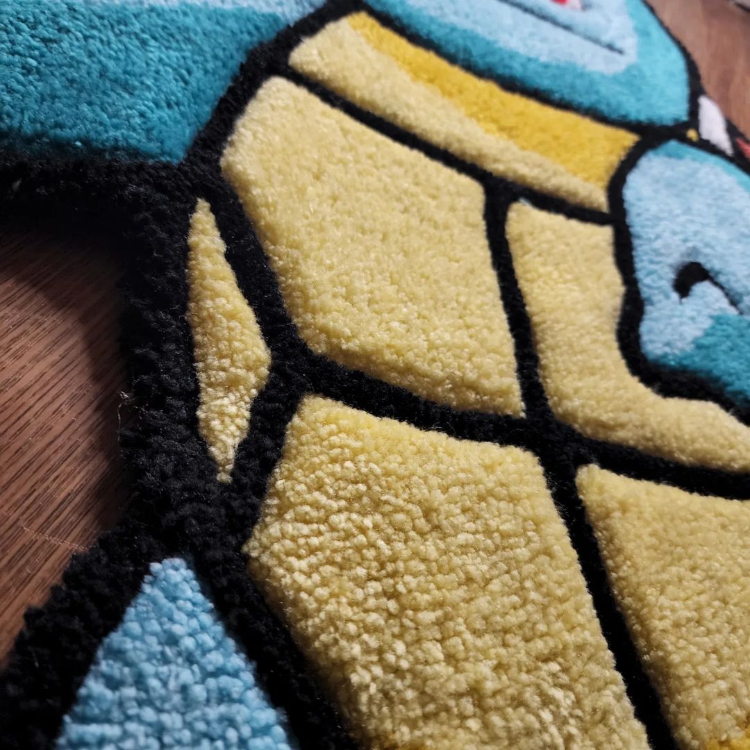 Squirtle Pokemon Rug