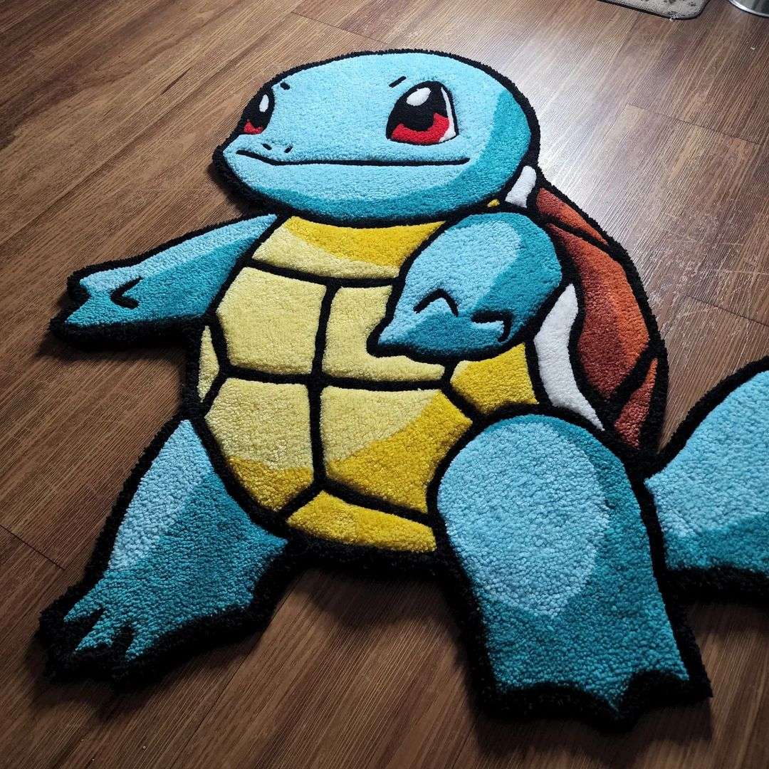 Squirtle Pokemon Rug