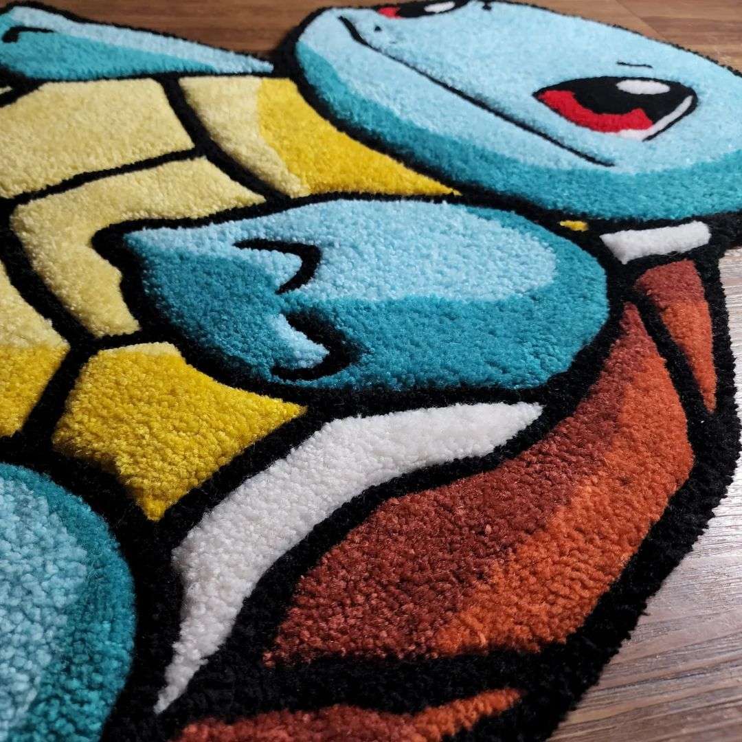 Squirtle Pokemon Rug