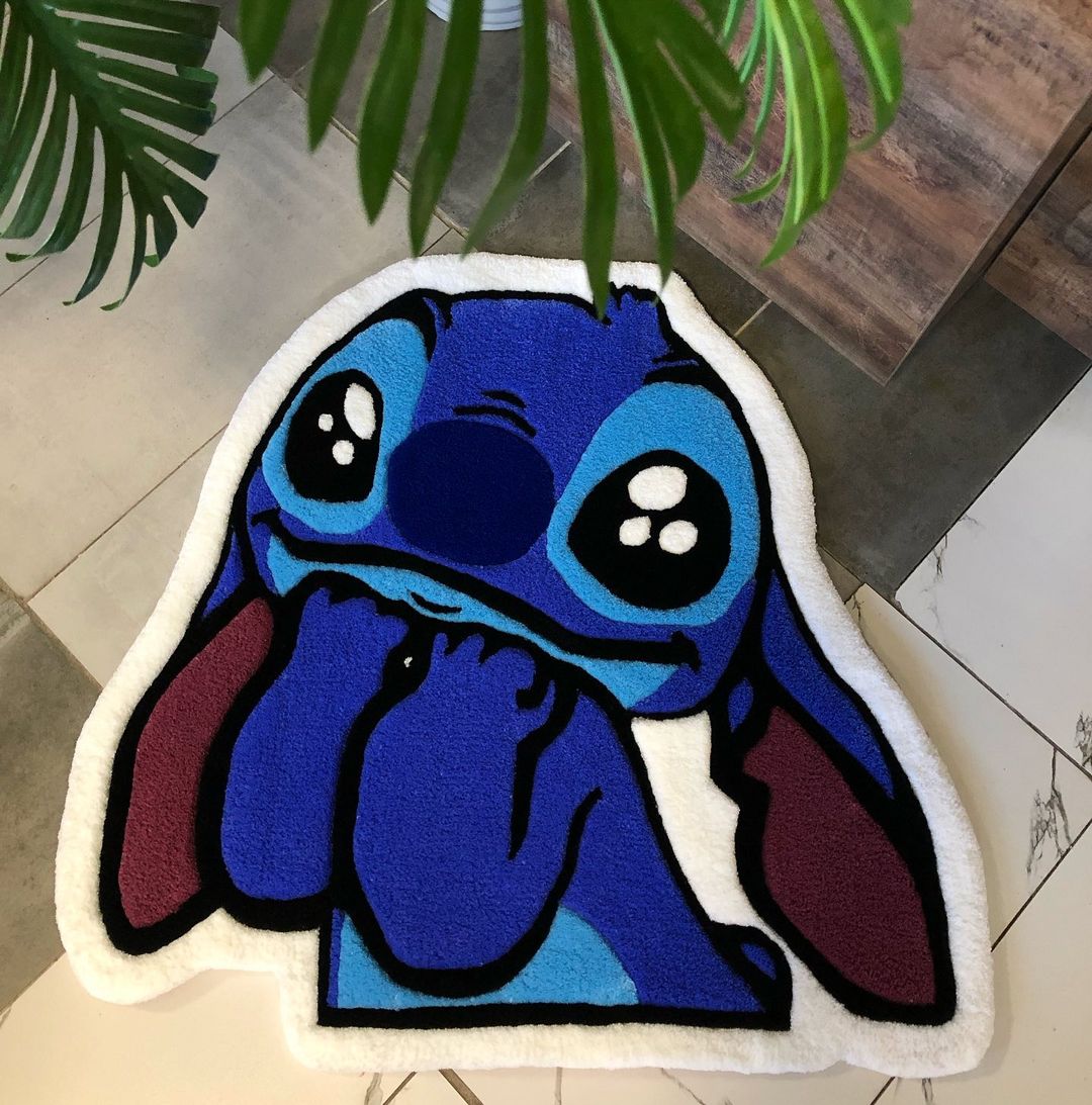 Lilo and Stitch Handmade Rug