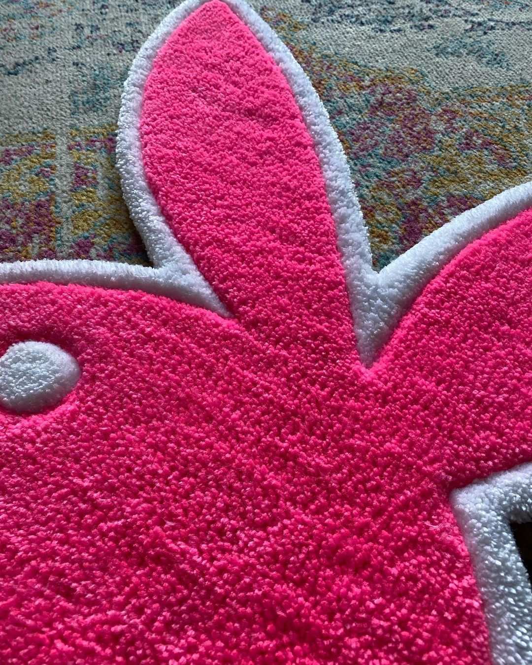 Playboy Rabbit Inspired Rug