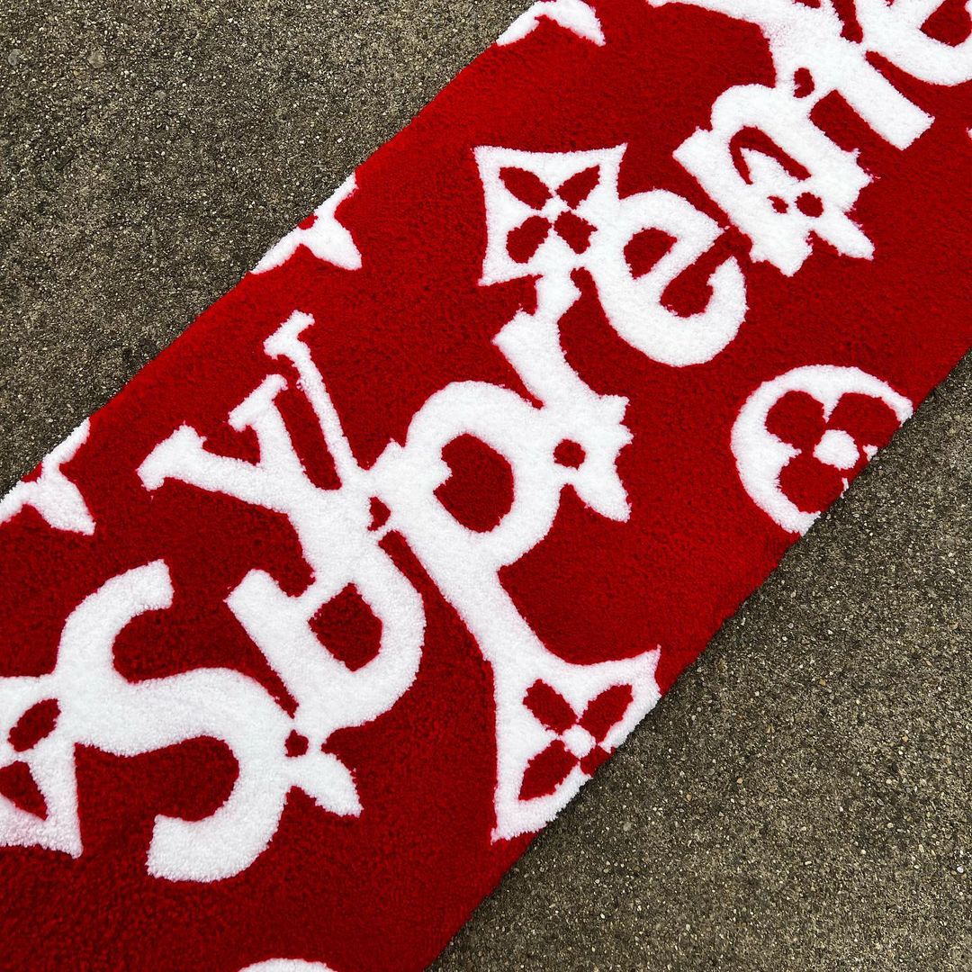 Supreme x LV Handmade Rug