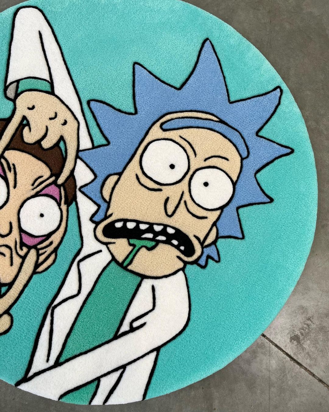 Rick and Morty Rug