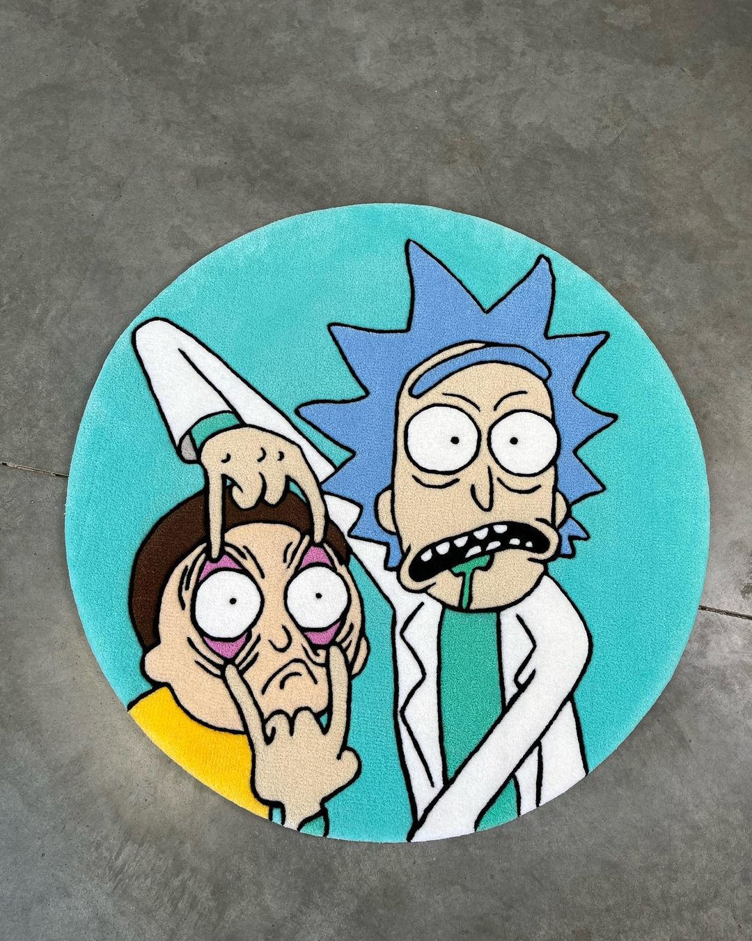 Rick and Morty Rug