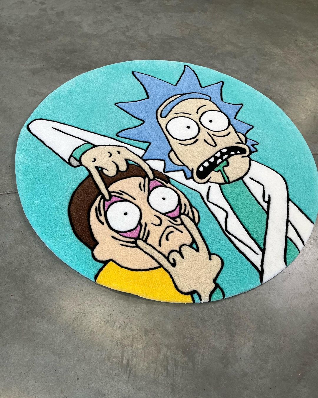 Rick and Morty Rug