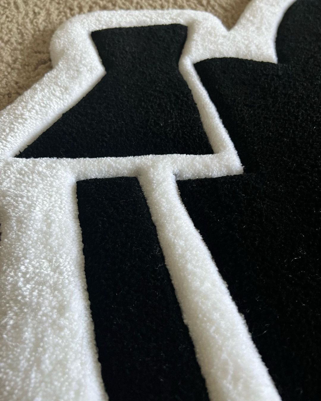 Playboy Rabbit Inspired Handmade Rug