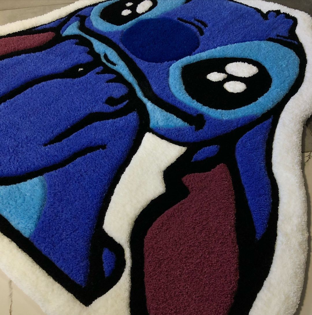 Lilo and Stitch Handmade Rug