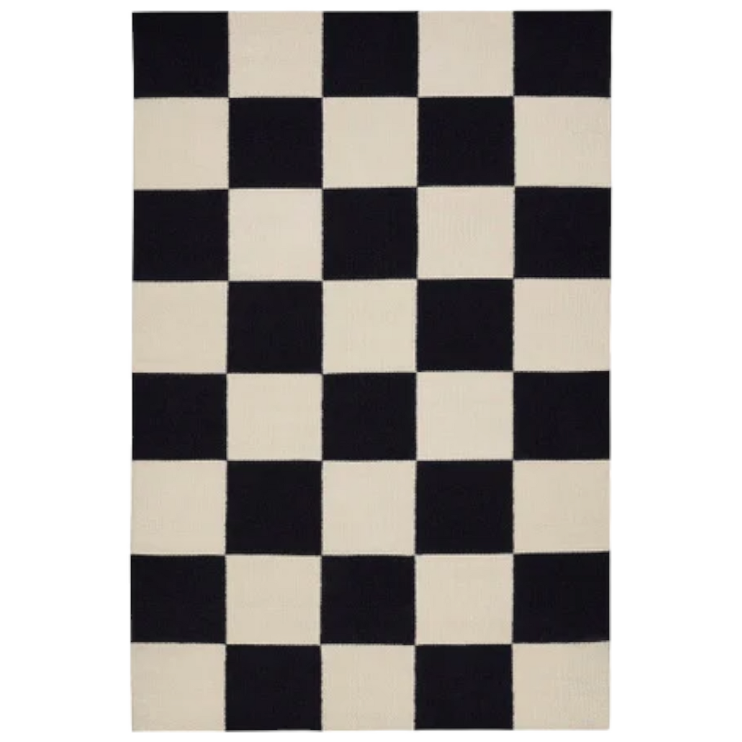 Checkered Box Flatweave Handwoven Area Rug