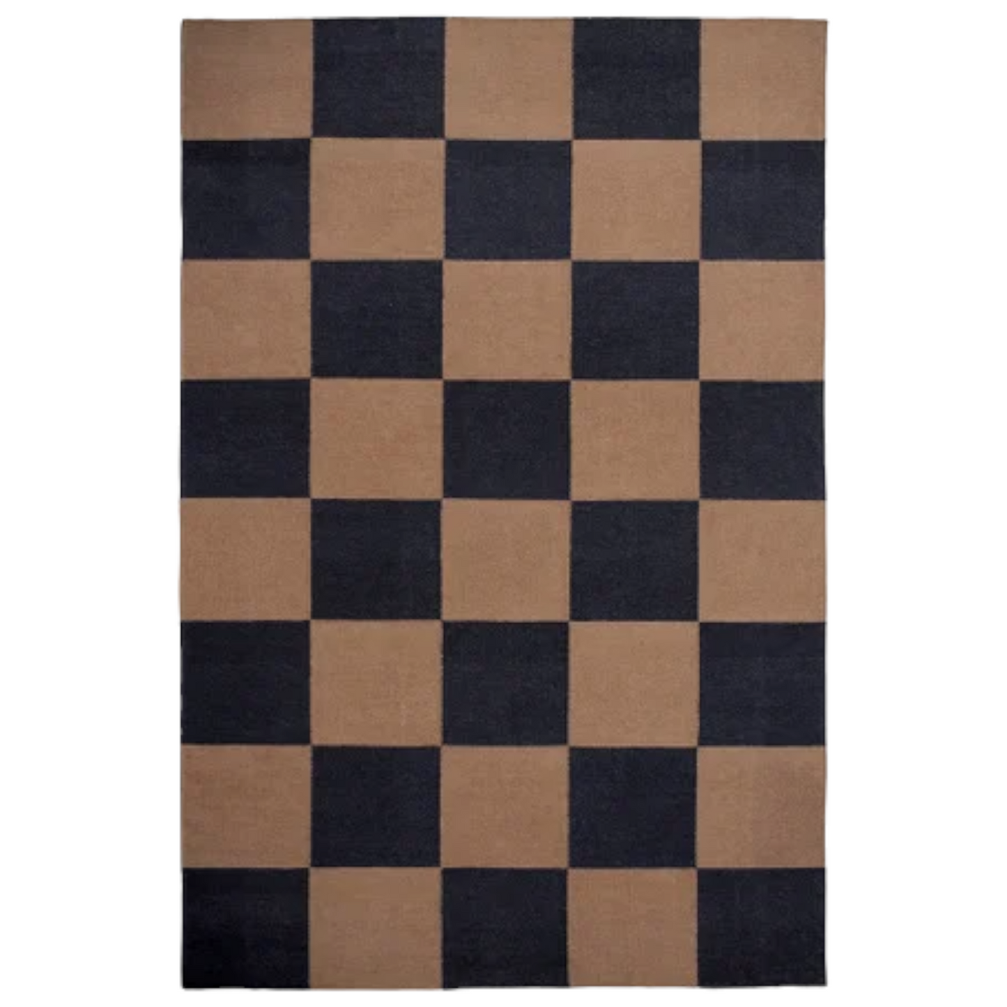 Checkered Box Flatweave Handwoven Area Rug