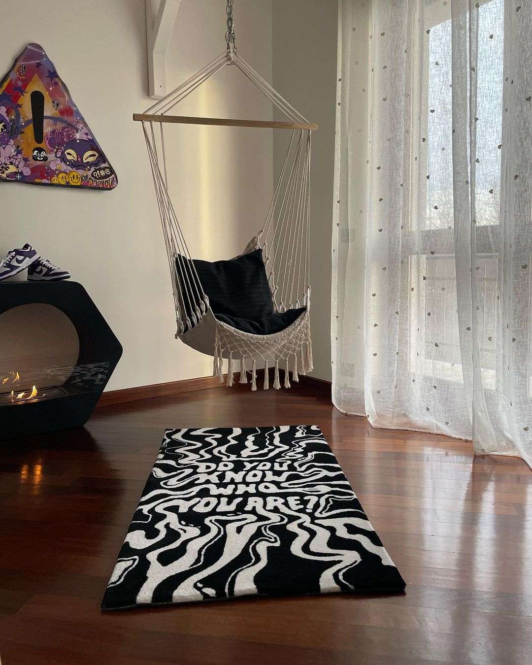"Do You Know Who You Are" Handmade Area Rug