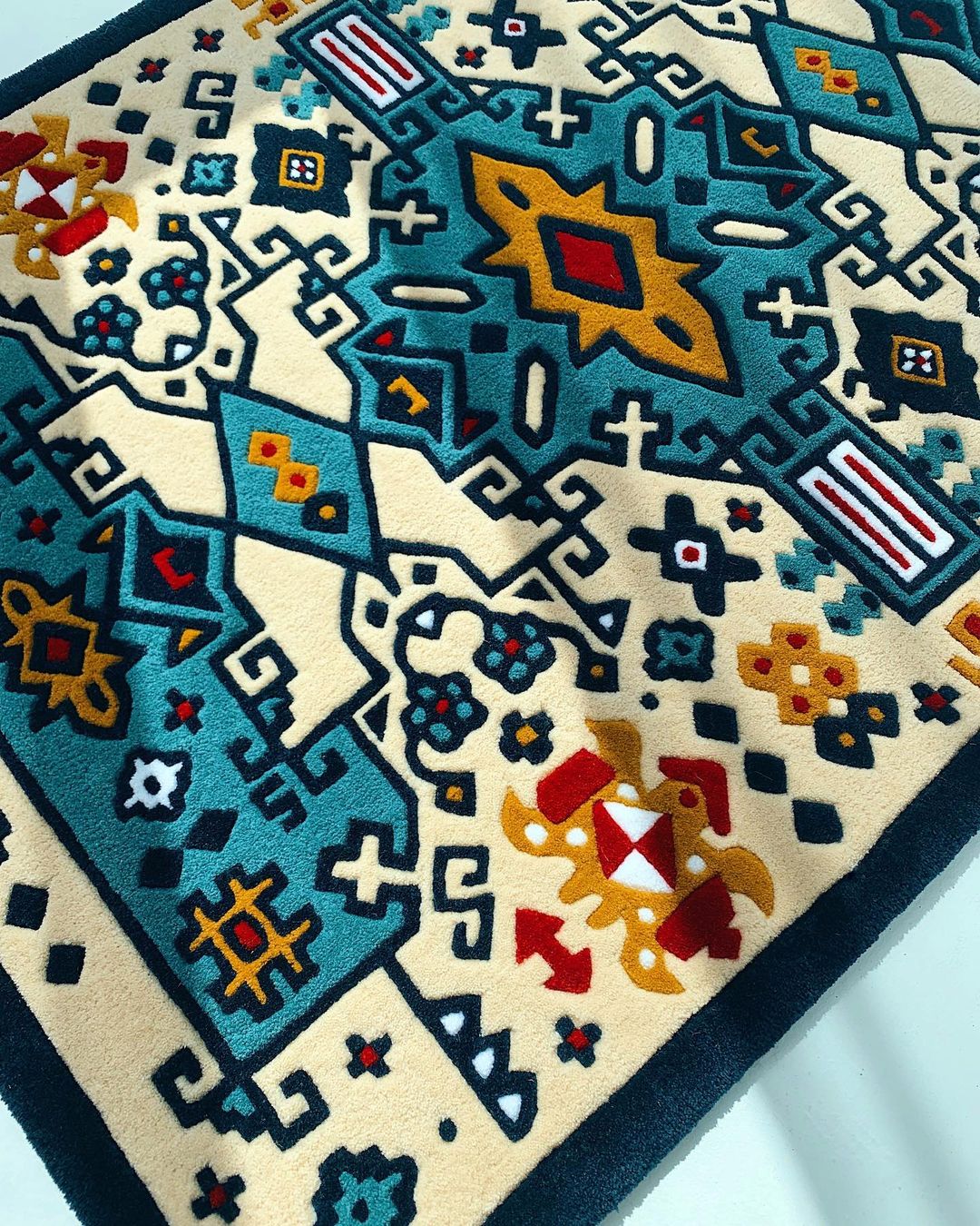 Modern Persian Handmade Area Rug