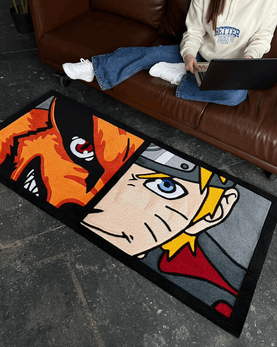 Naruto Premium Handmade Runner Rug
