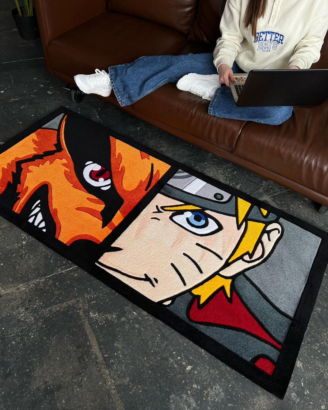 Naruto Premium Handmade Runner Rug