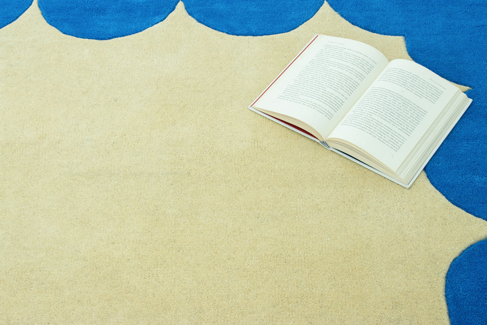 Curve Border Handmade Rug