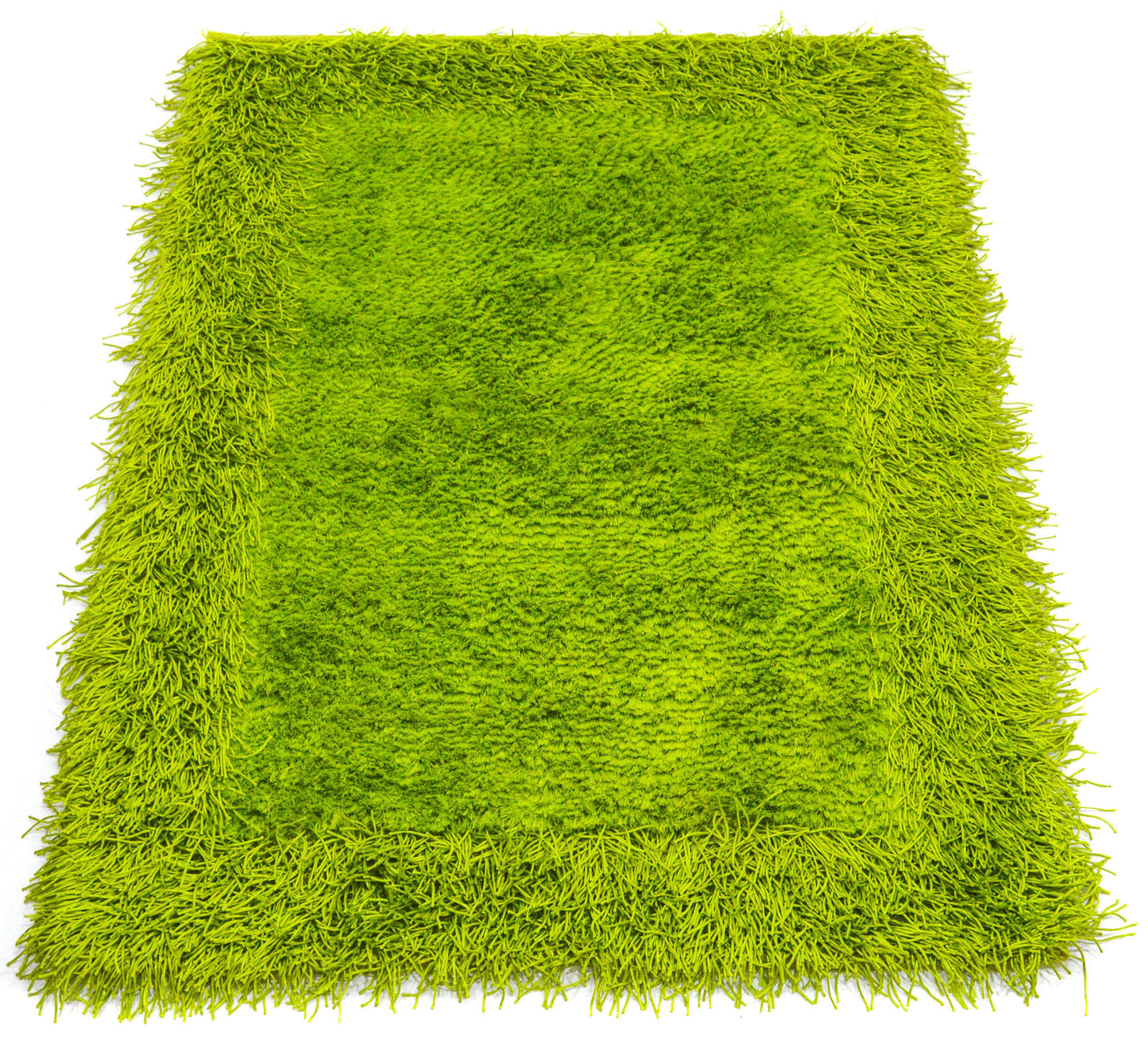 Green Thick Dense Pile Super Soft Rug