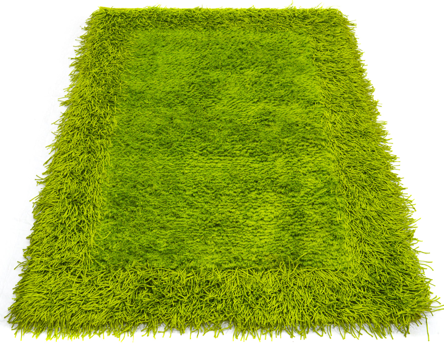 Green Thick Dense Pile Super Soft Rug
