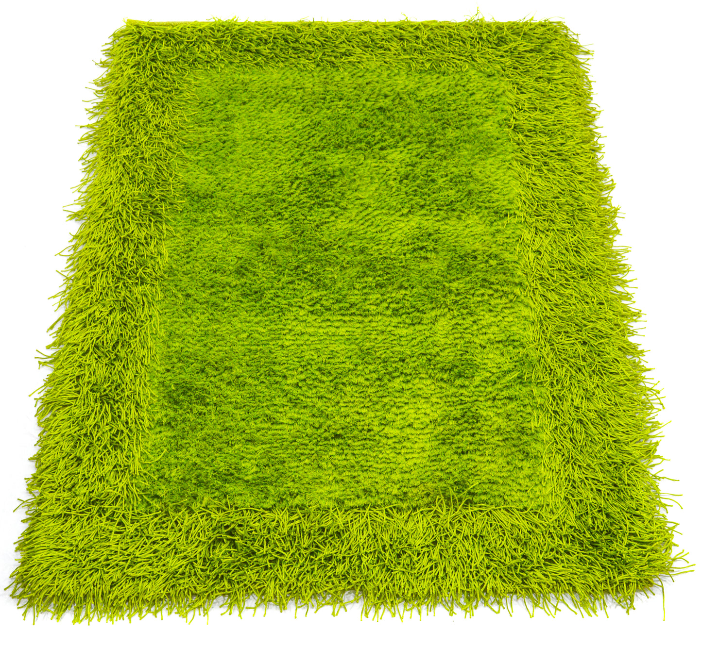 Green Thick Dense Pile Super Soft Rug