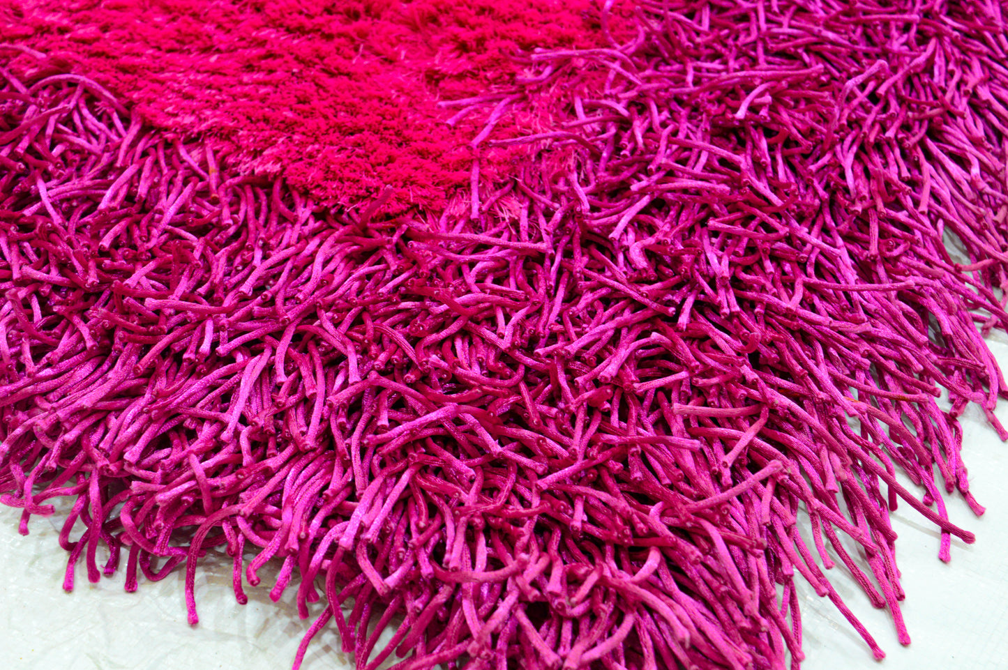 Magenta Thick Dense Pile Super Soft Rug