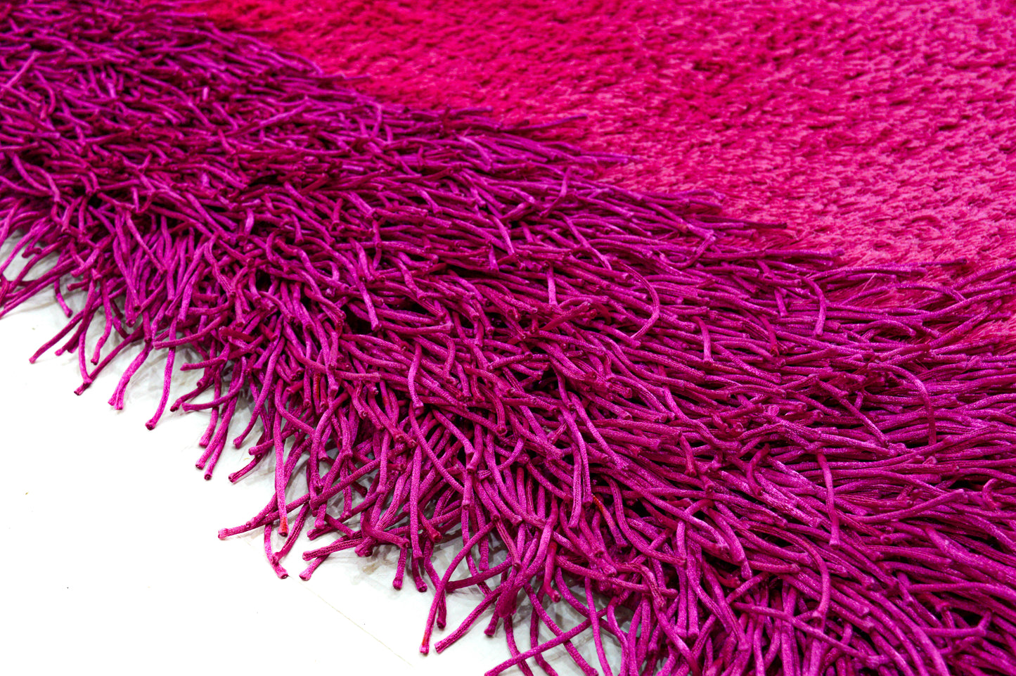 Magenta Thick Dense Pile Super Soft Rug