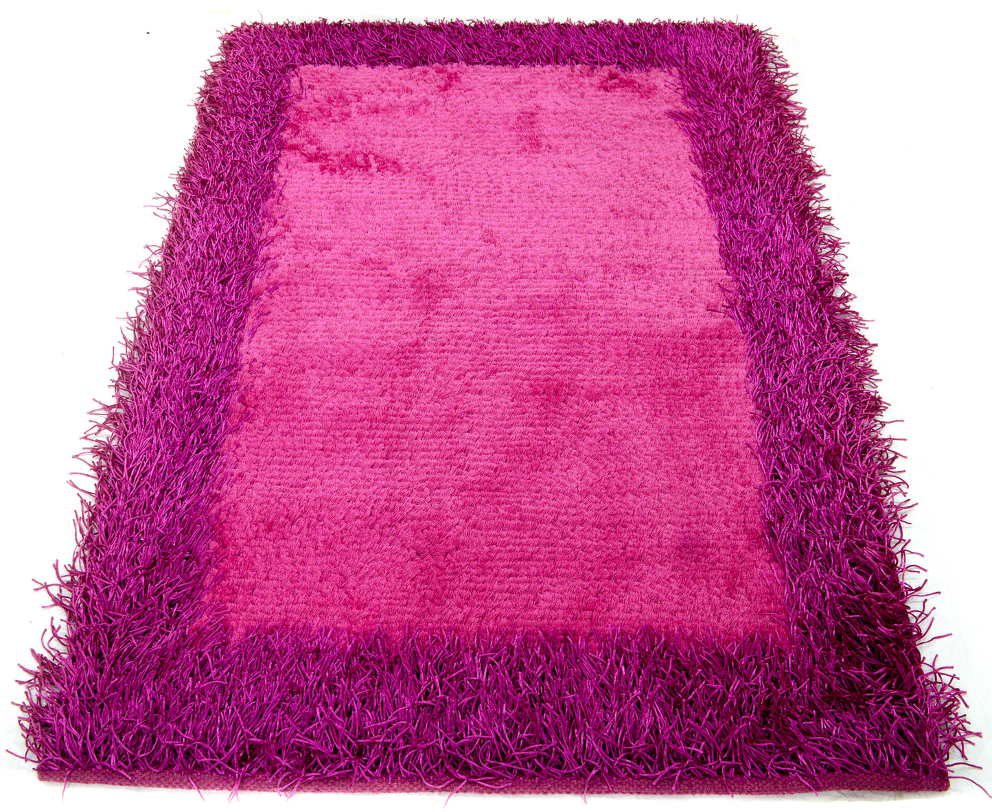 Magenta Thick Dense Pile Super Soft Rug