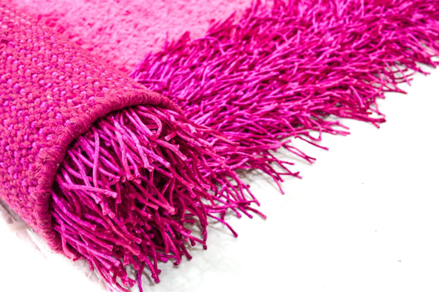 Magenta Thick Dense Pile Super Soft Rug