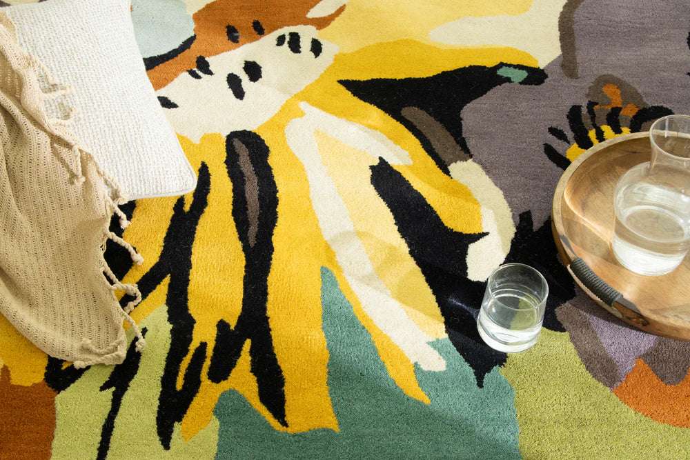 Floral Blossom Handmade Rug