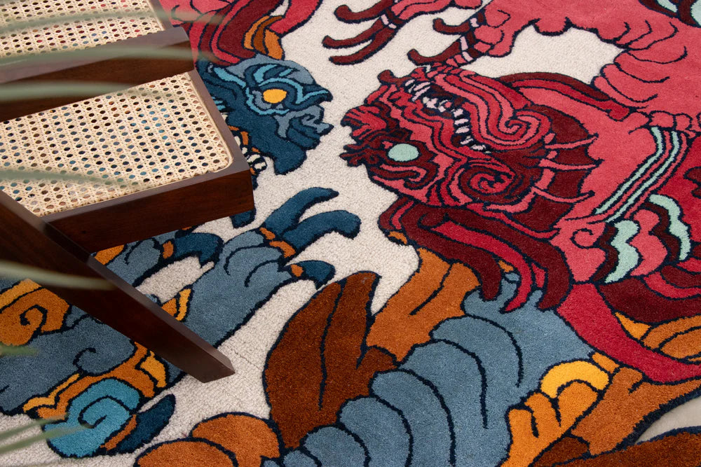 Tibetan Dragon Handmade Rug
