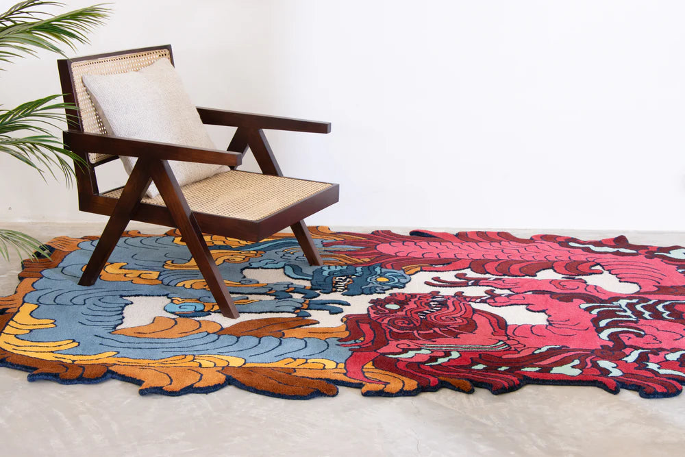 Tibetan Dragon Handmade Rug