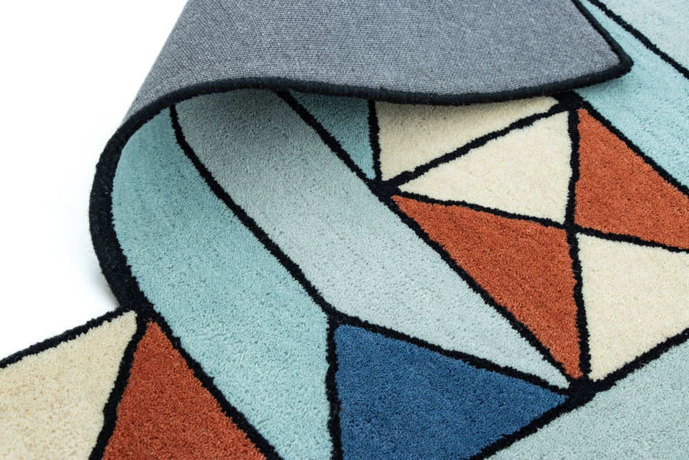 Geometric Block Handmade Rug