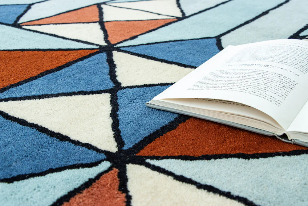 Geometric Block Handmade Rug