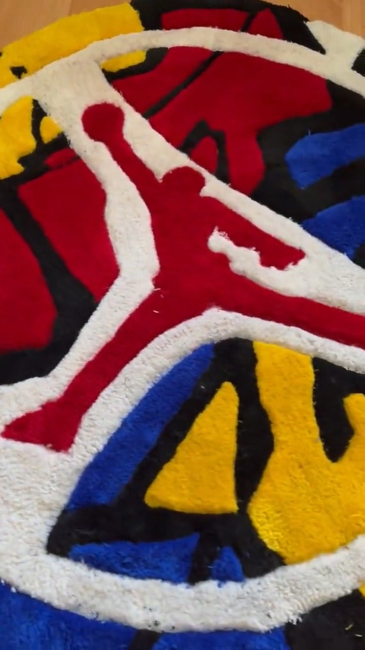 Air Jordan Jumpman Round Rug