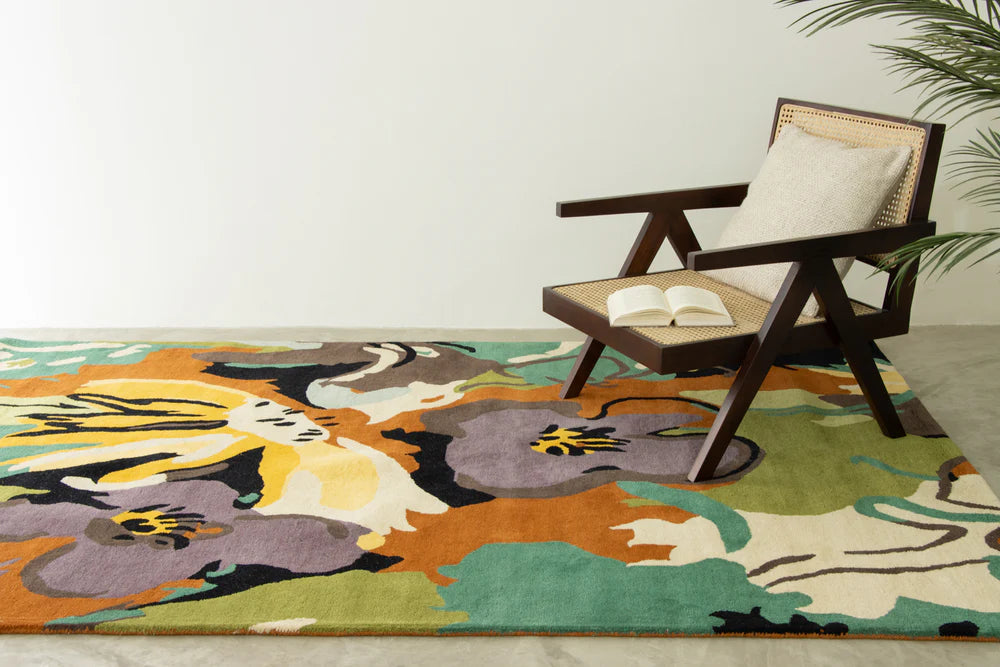 Floral Blossom Handmade Rug