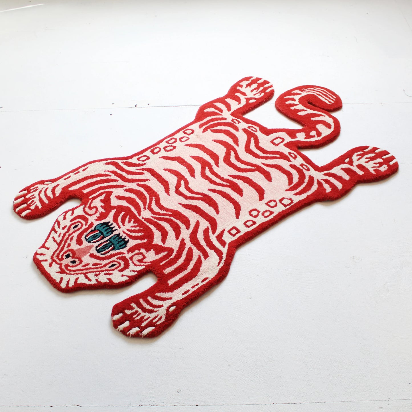 Tiger Red Handmade Rug