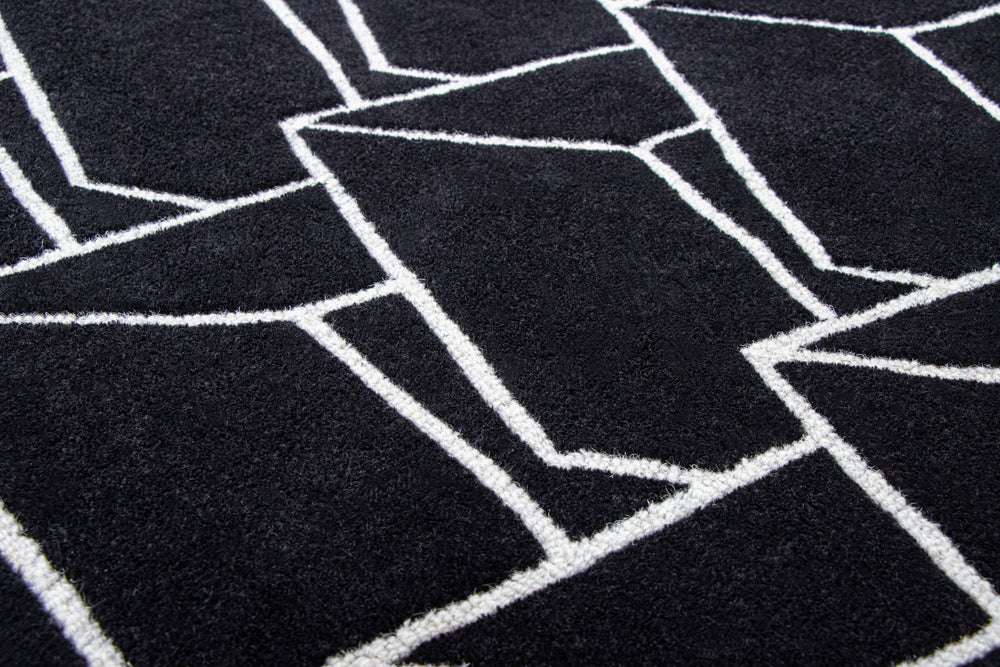 Block Formation Handmade Rug