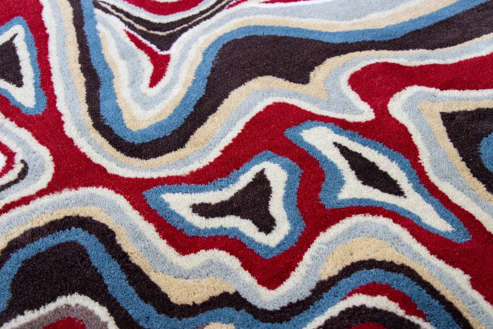 Melting Persian Premium Red Handmade Area Rug