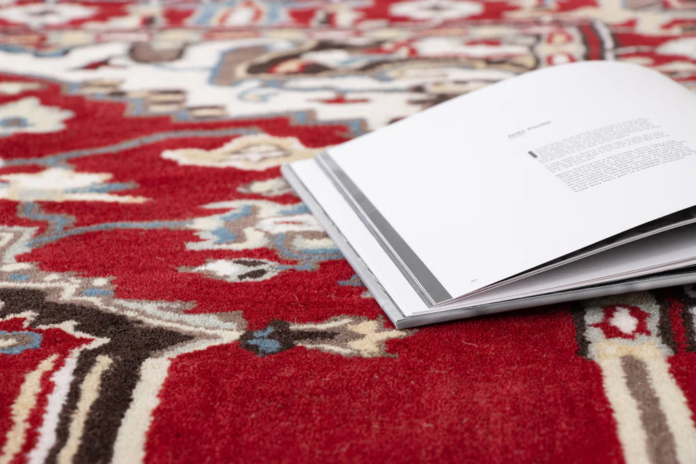 Melting Persian Premium Red Handmade Area Rug