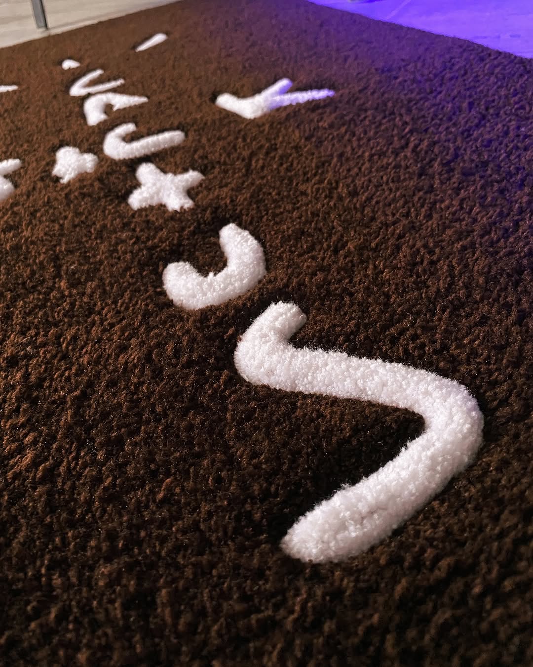 Travis Scott Brown Runner Rug