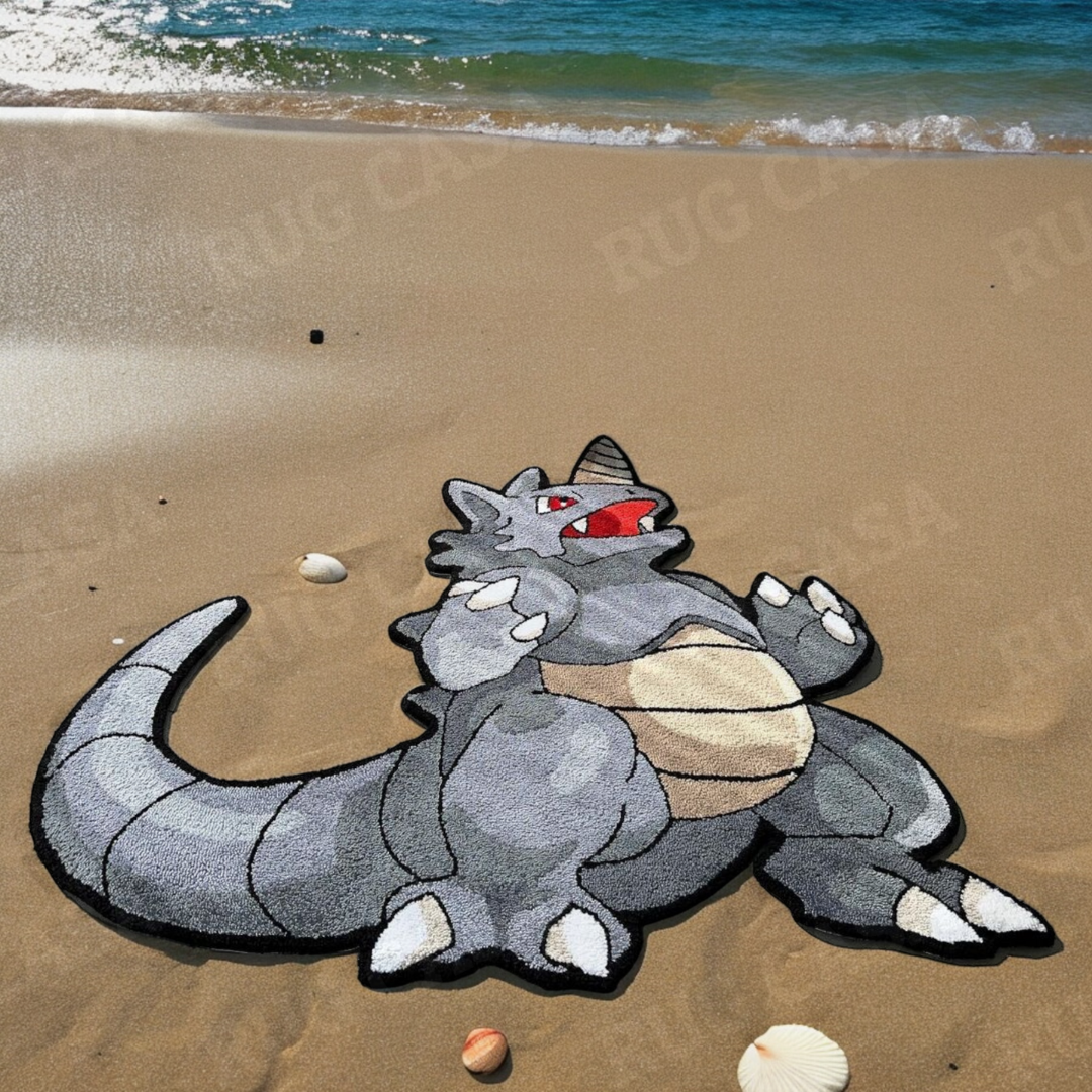 Rhydon Pokemon Handmade Rug