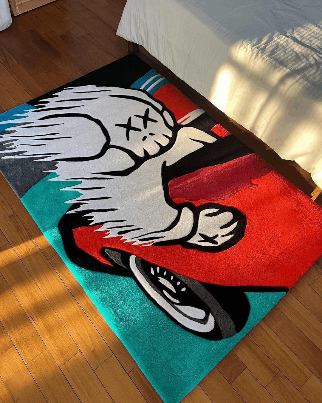 KAWS Driving Handmade Area Rug