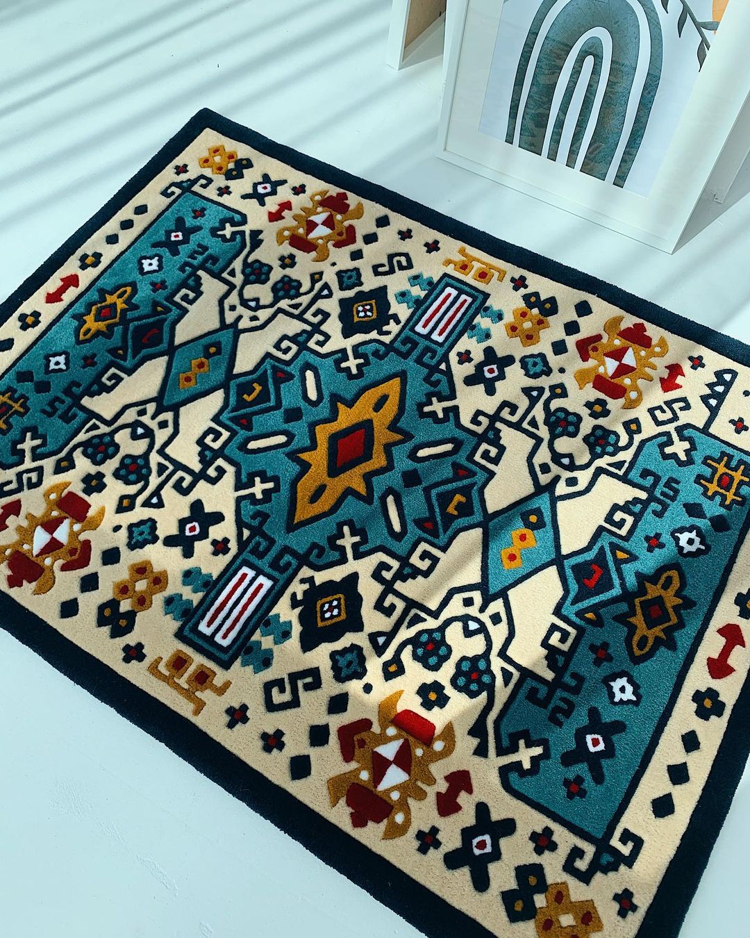 Modern Persian Handmade Area Rug