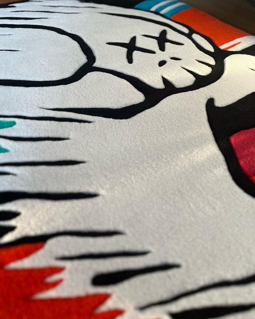 KAWS Driving Handmade Area Rug