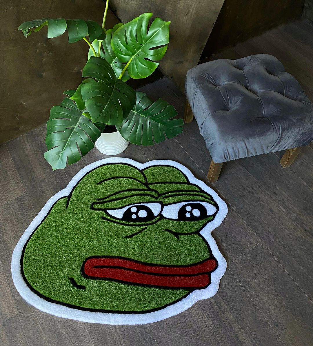 Pepe The Frog Handmade Rug
