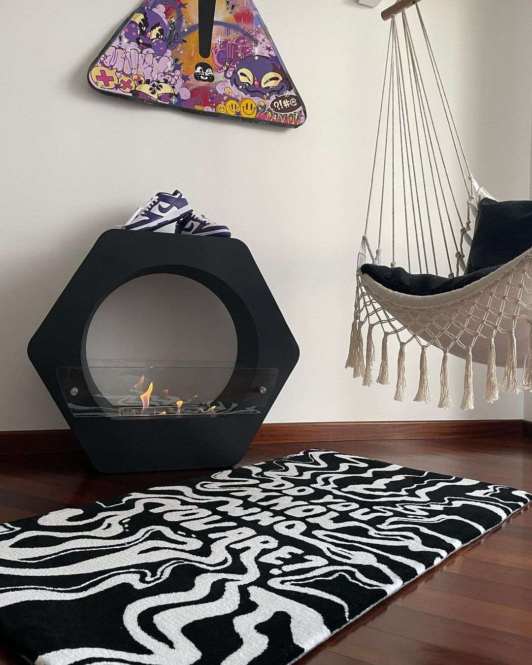 "Do You Know Who You Are" Handmade Area Rug