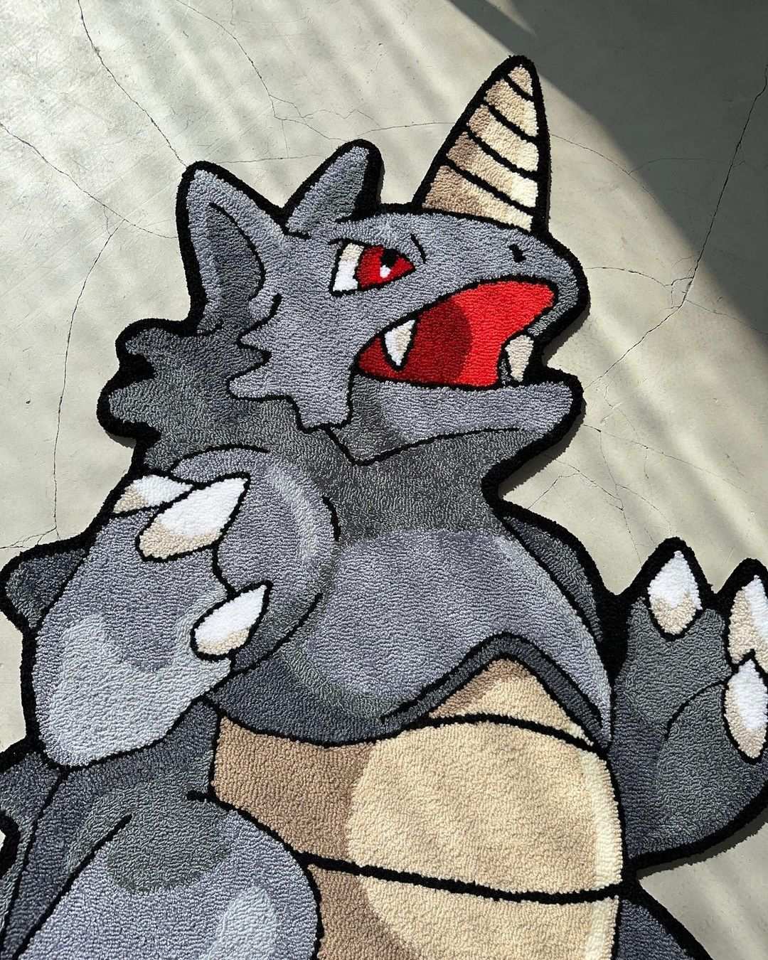 Rhydon Pokemon Handmade Rug