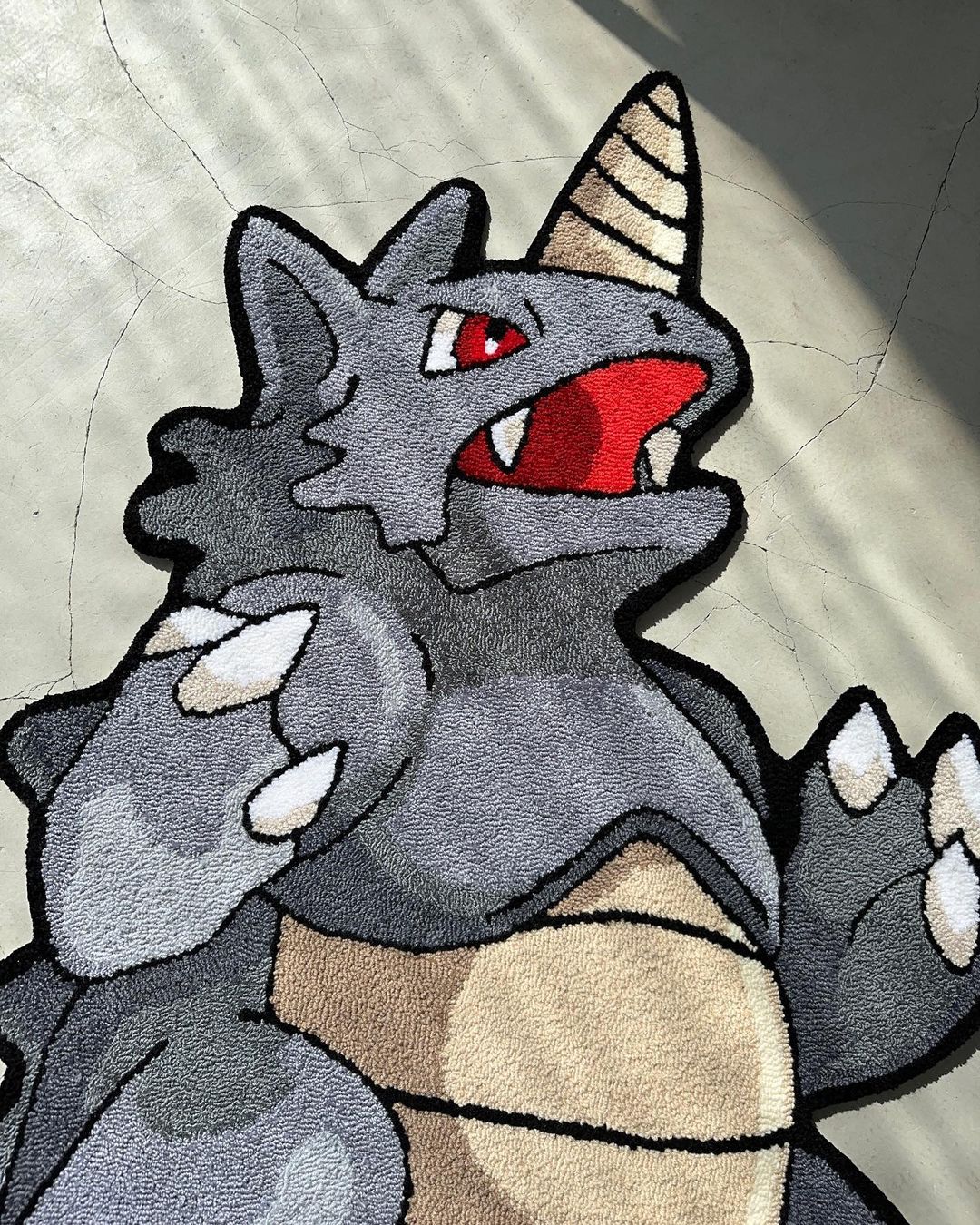 Rhydon Pokemon Handmade Rug
